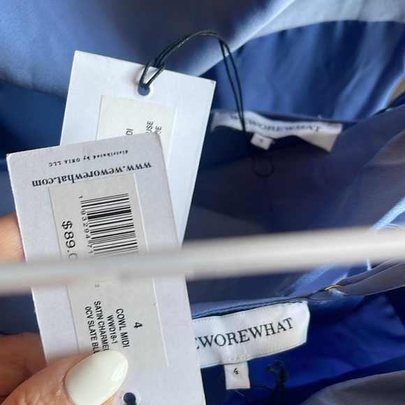 NWT Midi cowl neckline dress by weworewhat - Picture 6 of 7